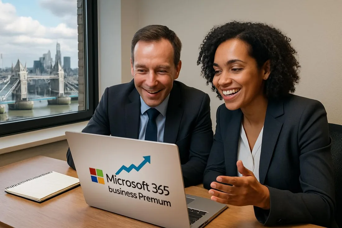 Collaborateurs ADMIRS utilisant Microsoft 365 Business Premium.